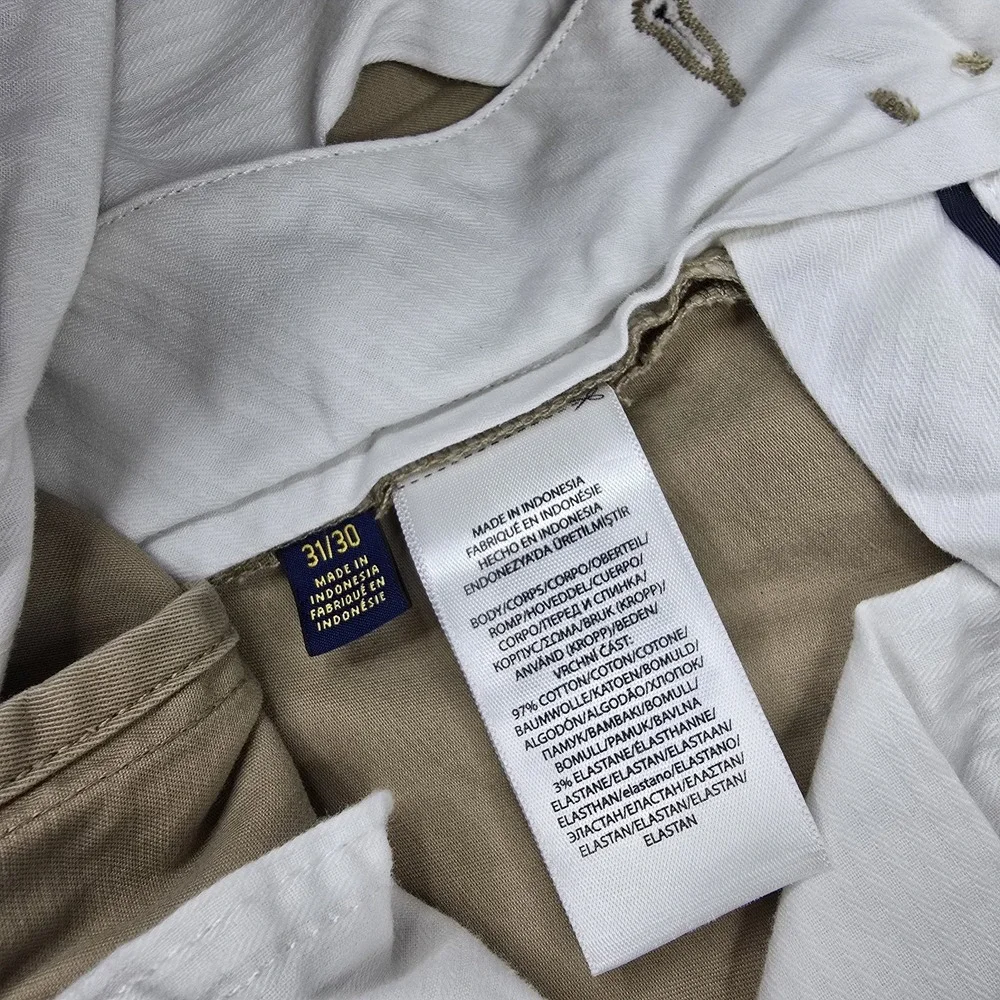 Polo Ralph Lauren Dress Pants Stretch Classic Fit, 5 Pocket Cotton Blend‎ Brown